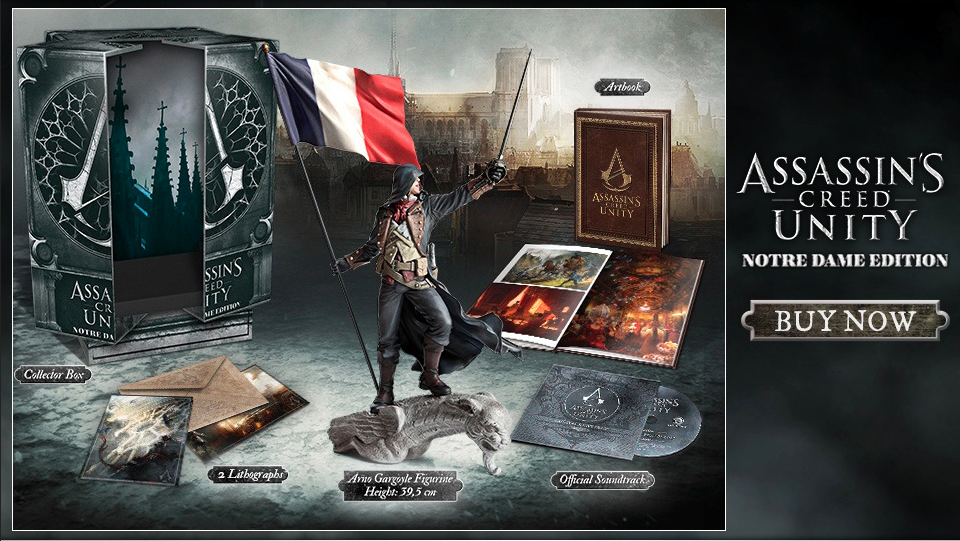 Assassins Creed Unity Notre Dame Edition